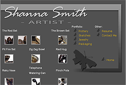 Portfolio Site of Shanna Smith, shannasart.com